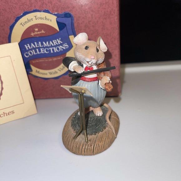 MINT! 1988 HALLMARK TENDER TOUCHES SOUNDS OF JOY FILL THE AIR Mouse Violin -SS - Picture 3 of 11